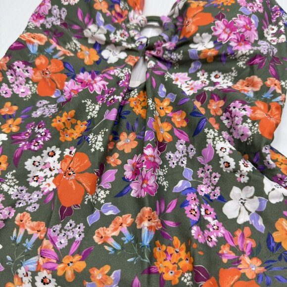 sea level swim one piece swimsuit Parkland Keyhole Halter Pool Tropical size 6 - Picture 5 of 9